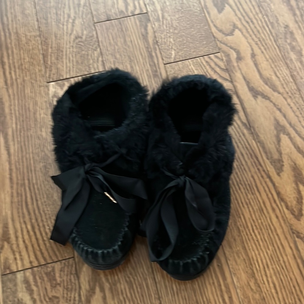 Tory Burch suede moccasin